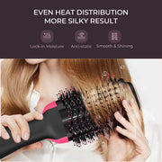 3IN1 Hot Air Brush One-Step Hair Dryer Styler and Dryer Blow Dryer Brush Professional Heating Comb 1000W Straightener Hair Comb